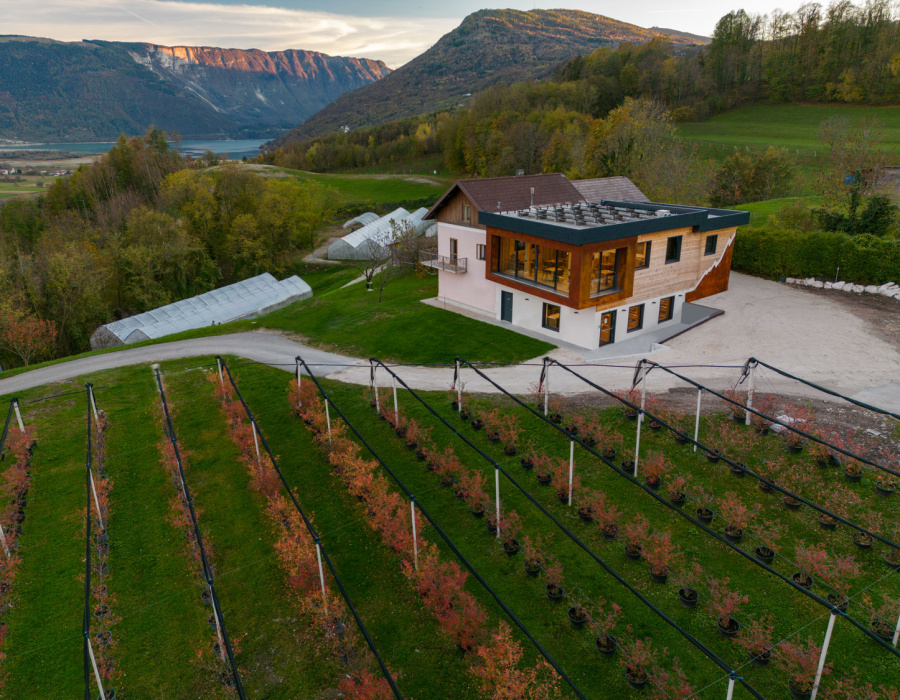 Oxydecor Rust corten effect coating. La Giasena, Bridge in the Alps (Italy)