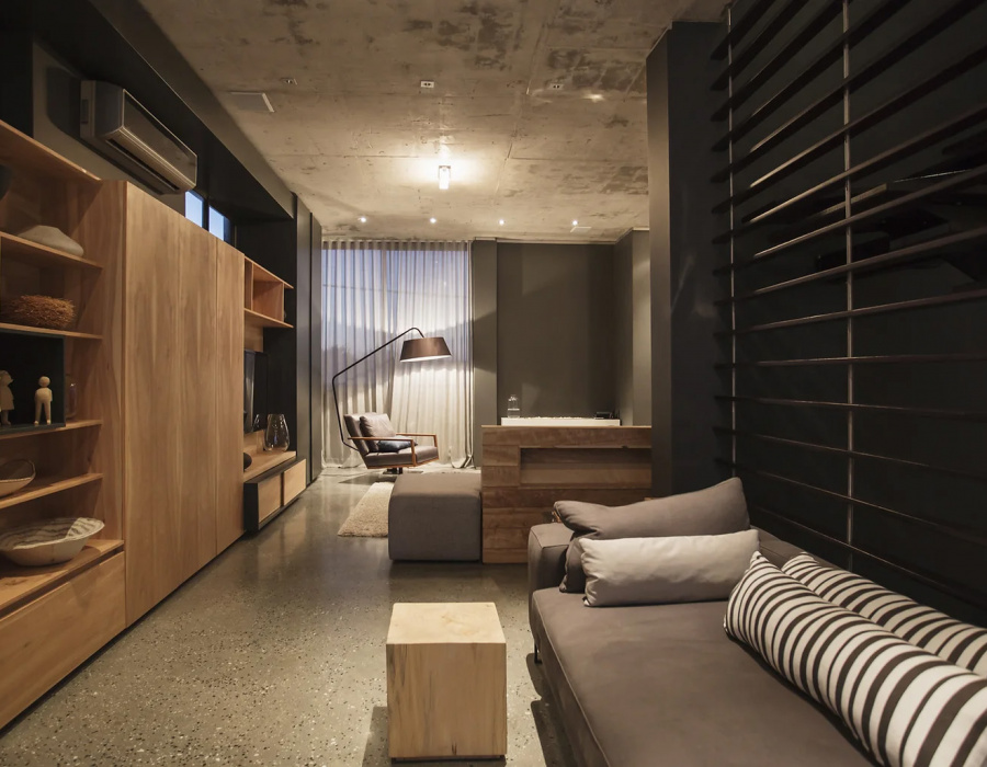 Pavimento soggiorno living microterrazzo terrazzo alla veneziana Isoplam