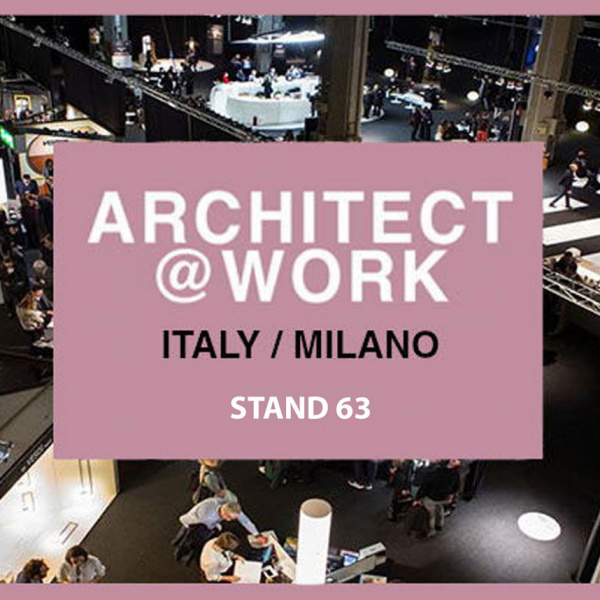 We will be present on November 8-9 in Milan for the new edition of Architect@work, stand 63