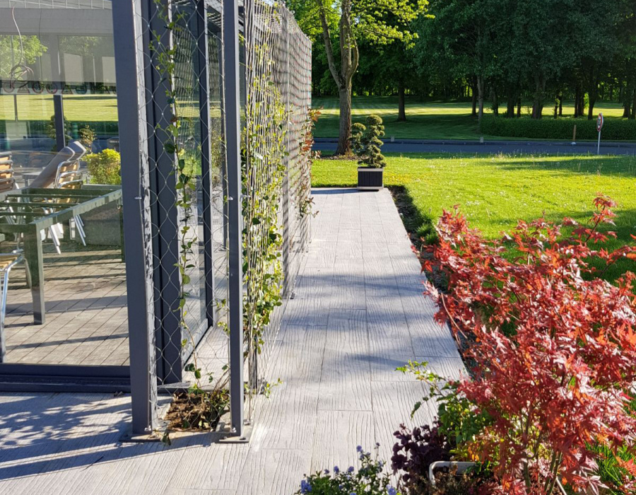 Beton geformten Betonboden geprägt Gummiformen versailles Frankreich Terrasse