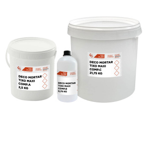 Thixotropes, dreikomponentiges Epoxidmörtel zur Reparatur