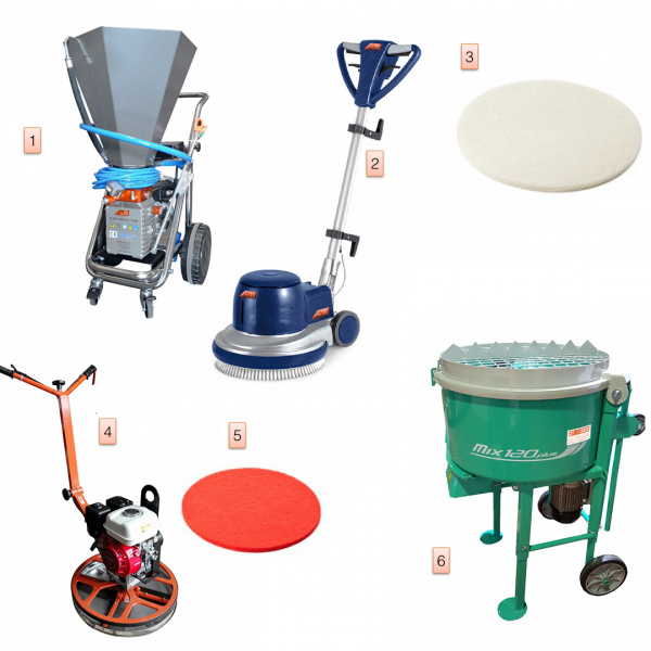 ItalianTerrazzo Set Maschinen