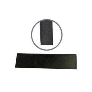 Spare smooth rubber squeegee blade