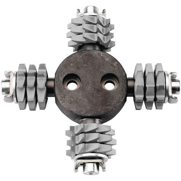 Werkzeugkopf 12 Hartmetall-Fräsrädern „Form Spitz“  